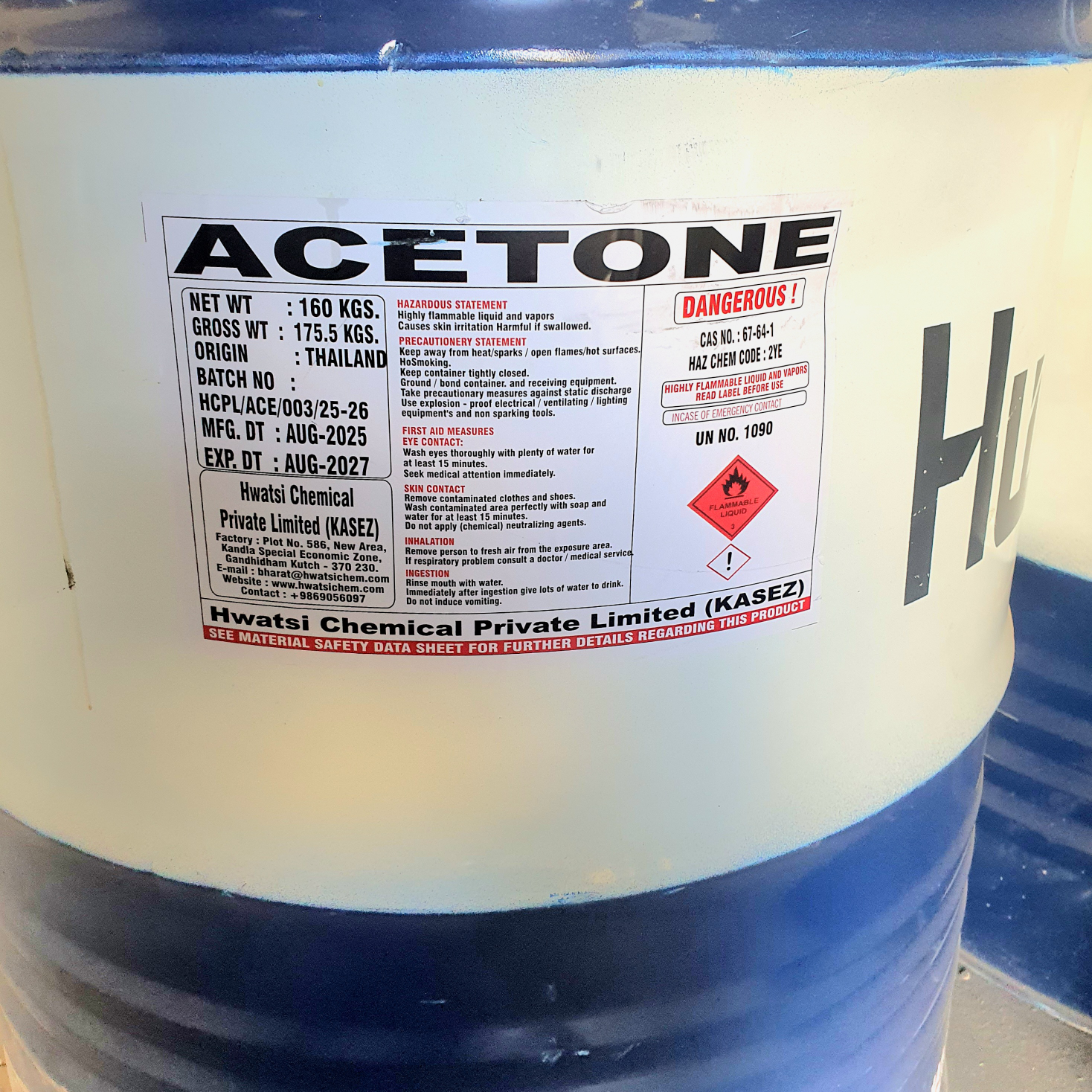 Dispersing Agent for Water-based Paints (Sodium Polyacrylate 40%, Standard Packaging) in commercial industrial packaging