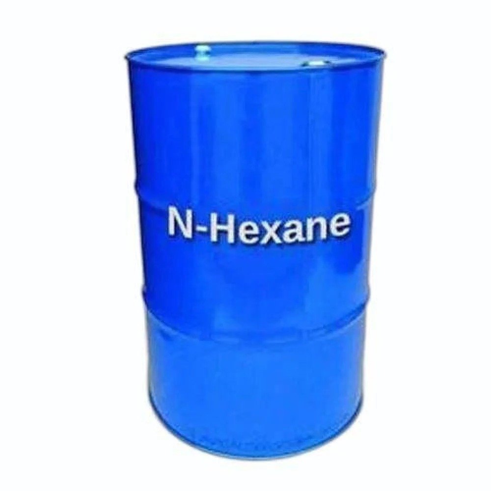 Steel drum of Commercial n-Hexane supplied by KIKI'S Industrial Chemicals Nairobi Kenya