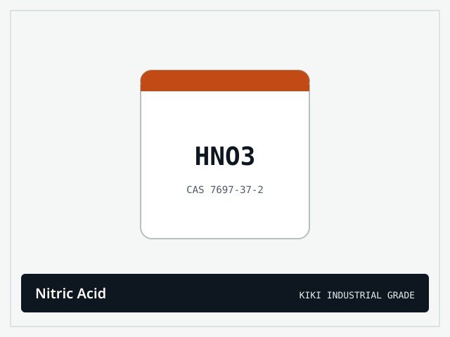 Nitric Acid 68% Industrial (Technical Grade, Liquid) in commercial industrial packaging