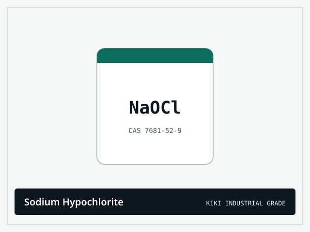 Sodium Hypochlorite 10-14% (Industrial Grade, Liquid) in commercial industrial packaging