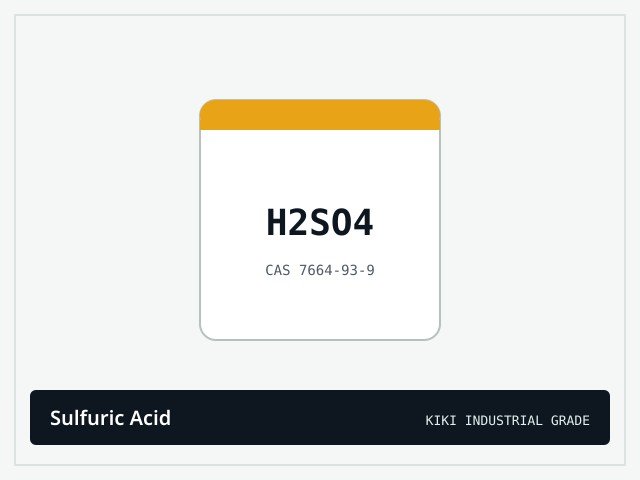 Sulfuric Acid 98% Concentrated (Industrial Grade, Liquid) in commercial industrial packaging